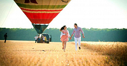 Романтическое свидание на воздушном шаре